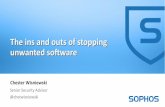 The ins and outs of stopping unwanted software · The ins and outs of stopping unwanted software. 2 Agenda • What exactly are we talking about? • History • Evasion • Tactics