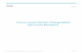 Cisco 1000 Series Integrated Services Routers Data ... Cisco Digital Network Cisco Architecture (Cisco