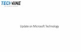 Update on Microsoft Technologytechnine.azurewebsites.net/wp-content/uploads/2019/03/TechNine.be... · Azure Fabric Controller Compute Networking Azure Resource Manager Storage Azure