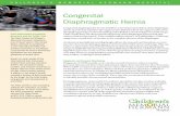 Congenital Diaphragmatic Hernia - Children’s Memorial ...childrens.memorialhermann.org/uploadedFiles/_Library_Files/Childre… · Congenital diaphragmatic hernia (CDH) is a developmental