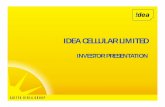 IDEA CELLULAR LIMITED - Vodafone Idea · 2020-04-01 · 2 Disclaimer This presentation does not constitute a prospectus, offering circular or offering memorandum or an offer, or a