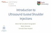 Introduction to Ultrasound Guided Shoulder Injections · 2017-06-02 · exercise, ultrasound-guided shoulder injection or both. 250 patients with shoulder impingement 125 USGI vs