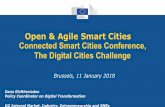 Open & Agile Smart Cities Connected Smart Cities ... · Open & Agile Smart Cities Connected Smart Cities Conference, The Digital Cities Challenge Brussels, 11 January 2018 Dana Eleftheriadou