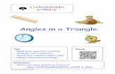 Angles in a Triangle - Corbettmaths Primary · 2018-08-08 · © Corbettmaths 2018 Angles in a Triangle Tips • Read each question carefully • Attempt every question. • Check