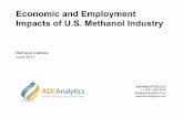 Economic and Employment Impacts of U.S. Methanol Industry · ADI ANALYTICS LLC +1 (281) 506-8234 info@adi-analytics.com Economic and Employment Impacts of U.S. Methanol Industry Methanol