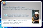 Vision, Intuition and Smarts: Succeeding in Nuclear … · 2016-03-31 · Vision, Intuition and Smarts: Succeeding in Nuclear Communications 1 . Hello, my name is Sunni Locatelli.