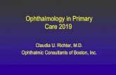 Primary Care Medicine and Ophthalmologyprimarycareinternalmedicine2018.com/uploads/1/2/2/... · Tamsulosin Precautions Alpha blocker therapy may cause intraoperative floppy iris syndrome