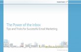 The Power of the Inbox - Constant Contactfiles.constantcontact.com/51637937001/8dcd4f99-2ae7-477d-a050-9cd634fb... · 5 1.Why email marketing? 2.Harnessing the power of the inbox