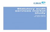 Statutory audit services market study - gov.uk€¦ · b. Mandatory joint audit, to increase the capacity of challenger firms, to increase choice in the market and thereby drive up