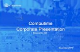 Computime Corporate Presentation...Computime | Corporate Presentation | December 2018 Key Financial Summary 23 Revenue and Net Income 3,868 3,684 3,522 3,164 98 126 126 76 2,814 34