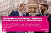 Telekom Cisco Powered Services-Makedonski Telekom€¦ · Enterprise class security Custom SLA/ticketing system Enabler for other ICT services Offering description – Managed MPLS