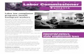CALIFORNIA Labor Commissioner · District Attorney’s office used last year to file criminal cases resulting in convictions for underreporting employees against Encompass subcontractors