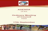 LATE AGENDA AGENDA - Balranald Shire › wp-content › uploads › 2019 › 09 › ... · Balranald Shire Council Agenda – Ordinary Meeting – 17 September 2019 This is Page 3
