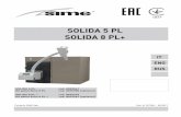SOLIDA 5 PL SOLIDA 8 PL+ - simeportugal.pt · SOLIDA 8 PL+ Fonderie SIME SpA Cod. 6113735B - 05/2017 RUS IT ENG SOLIDA 5 PL cod. 8058541 Kit pellet Sime 5 PL cod. 8075980 (optional)