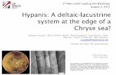 Hypanis, a deltaic-lacustrine system at the edge of a Chryse sea?marsnext.jpl.nasa.gov/.../2015_08/39_Hypanis_2020_v2.pdf · 2015-08-12 · Hypanis: A deltaic-lacustrine system at
