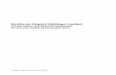 Heathrow Airport Holdings Limited · Heathrow Airport Holdings Limited Strategic report continued 3 Business overview continued Our priorities Beat the plan To secure future investment,