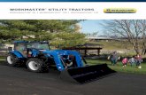 WORKMASTER UTILITY TRACTORS WORKMASTER 95 I … · WORKMASTER utility tractors are ideal loader tractors. Installed at the New Holland factory, the non self-leveling 632TL front loader