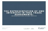 THE REPRESENTATION OF SME INTERESTS IN …...the Comprehensive and Progressive Agreement for Trans-Pacific Partnership (CPTPP) and the EU-Japan Economic Partnership Agreement (EPA),