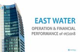 EAST WATER - listed companyeastw.listedcompany.com/...eastw-oppday-2q2018-01.pdf · MWC: Manila Water Company, Inc. IEAT: Industrial Estate Authority of Thailand. ... - Average sales