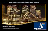 APE Electrical and ommunication Services - apec.net.au Capability Statement.pdf · APEC’S QUALITY MANAGEMENT SYSTEM APEC’s Quality Management System follows the guidelines and