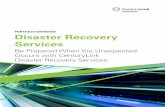PORTFOLIO OVERVIEW Disaster Recovery Services · 2019-03-16 · With Disaster Recovery-as-a-Service (DRaaS), you get cloud-based disaster recovery for your public, private, and hybrid