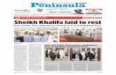 24 MOHARRAM 2 Sheikh Khalifa laid to rest...2016/10/25  · Khalid bin Hamad Al Thani, H E Sheikh Abdulaziz bin Khalifa Al Thani, Personal Representative of the Emir H H Sheikh Jassim