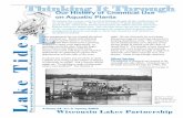 Our History of Chemical Use on Aquatic Plants L L a k e T i d e s - … · 2013-08-12 · Lake Tides 3 (2) The newsletter for people interested in Wisconsin lakes Wisconsin Lakes