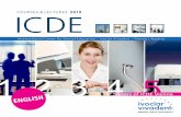 ICDE Vienna 2019 - Prodent · COURSES & LECTURES 2019 ENGLISH. 2 Dt D Dh CA CAM D Dentist Dental hygienist ... veneer or implant supported crown in a dental office. ... -Designing
