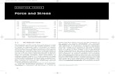 Force and Stress - GeoKnigaForce and Stress 3.1 Introduction 40 3.2 Units and Fundamental Quantities 42 3.3 Force 43 3.4 Stress 44 3.5 Two-Dimensional Stress: Normal Stress and Shear