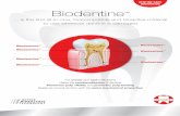 Wherever dentine is damaged, you can use Biodentine · used for direct pulp capping BiodentineTM is used as a 3-year follow-up clinical view bulk filling material and kept as a dentine