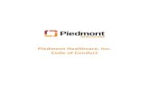 Piedmont Healthcare, Inc. Code of Conduct · Piedmont Healthcare, Inc. is committed to making a positive difference in every life we touch and conducting business in an ethical and