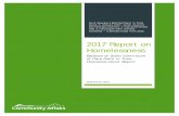 2017 Report on Homelessness - Georgia · 2017 REPORT ON HOMELESSNESS 2017 REPORT ON HOMELESSNESS | Balance of State Continuum of Care Point in Time Homeless Count Report Unsheltered