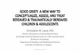 GOOD GRIEF! A NEW WAY TO CONCEPTUALIZE, ASSESS, AND · PDF file 2019-10-10 · conceptualizing, assessing, and treating youths’ grief reactions. This includes the complex interplay
