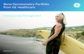 Bone Densitometry Portfolio from GE Healthcare · Proven Bone Densitometer. GE Healthcare’s performance segment bone densitometer with a robust design and a range of applications