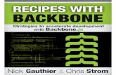 Recipes with BackboneIntroduction x The next, Chapter 4, Organizing with Require.js, introduces the very powerful require.js library as an effective means for working with larger Backbone.js