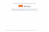 OpenScape Business V2 - Unify€¦ · Certification valid for all OpenScape Business systems X3/X5/X8/S. Trunk Configuration Data provided by Orange Business Services ... + 33 2 96