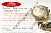 HOW TO ACCOMPLISH OUTSOURCING ’s WAY!! …...n "m Chapter 12 in the PMBOK® Guide 5th Edition HOW TO ACCOMPLISH OUTSOURCING PMI® ’s WAY!! Project Procurement Management Finding
