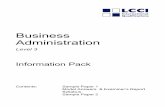 Business Administration - lccieb-germany.comlccieb-germany.com/documents/BusinessAdministration3InfoPack_000.pdfBusiness Administration Level 3 Series 3 2005 GENERAL COMMENTS The paper