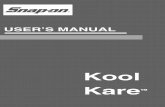 › WSUImages › automotive › manual...Kool Kare is intended for use by properly trained, skilled professional automotive technicians. The safety messages presented below and throughout