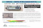 Junior 72 Gb - IRIS Instruments · The SYSCAL JUNIOR Switch-72 is an all-in-one multinode resistivity imaging system. It features an internal switching board for 72 electrodes and