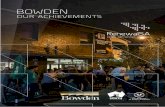BOWDEN - Renewal SA · restaurants, offices, open spaces, parks and gardens. In addition to this vision for excellence, Bowden contributes to State Government priorities around affordable