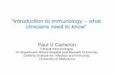 “Introduction to immunology – what clinicians need to know”regist2.virology-education.com/presentations/2018/... · “Introduction to immunology –what clinicians need to