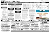 PAGE B2 CLASSIFIEDS - Havre Daily News · 2020-05-26 · Puzzle & Previous Answer SUDOKU CLASSIFIEDS PAGE B2 Havre DAILY NEWS Tuesday, Nov. 13, 2018 ATTENTION: Classified Advertisers: