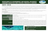 SDS-SEA - Department of Environment and Natural Resourcesfasps.denr.gov.ph/images/filedocs/factsheets/SDS-SEA.pdf · for the implementation of the SDS-SEA. It also makes a stronger