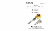 Manual Vibrating Fork Level Switches Vibra… · Stainless Steel Vibrating Fork Level Switches VRS Smart Type M-VRS-EN-V1.0 IPIP67 Oil Manual 3 / BU 2 / WH 1 / BN 5 / RE 4 /Se BK