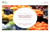 FOOD ALLERGY & INTOLERANCE - thenacc.co.uk Talk - CHChan June 2017.pdf · Food Allergy Research Programme Investigate causes and mechanisms for food allergy and intolerance, the key