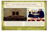 THE KAPPA THETA ETA TIMES...NOVEMER 2014 VOL. 3 ISSUE 4 THE KAPPA THETA ETA TIMES INITIATION. FORMER MEMER. SISTERHOOD. THANKFUL. “Every sister is a different kind of flower, and