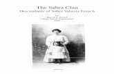 The Sabra Clan - Descendants of Sabra Sabesta French › French › ufo › Sabra-French-Clan.pdf · The Sabra Clan comprises the descendants of Sabra Sabesta French (1887-1933),