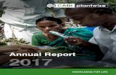 Annual Report 2017 - Plantwise › wp-content › uploads › ... · Ghana, Uganda). At the programme level, a new pesticide recommendation dataset, with a detailed analysis of how