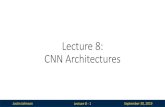 Lecture 8: CNN Architecturesjustincj/slides/eecs498/498_FA2019_lecture08.pdf · Lecture 8 -8 Figure copyright Alex Krizhevsky, Ilya Sutskever, and Geoffrey Hinton, 2012. Reproduced